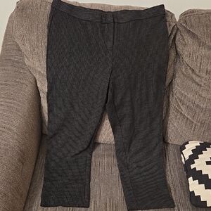 Amanda & Chelsea Black and White Grid Pants